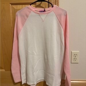 Edikted Long Sleeve Waffle Knit Top